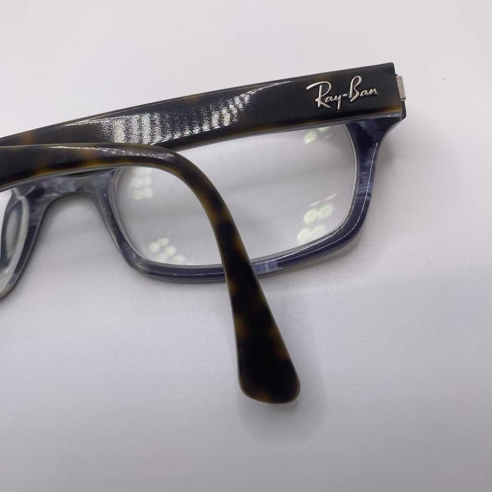 Ray-Ban Eyeglasses Women FRAMES ONLY RB 5150 50-19-135 Brown Tortoise Blue 485 - Picture 14 of 16